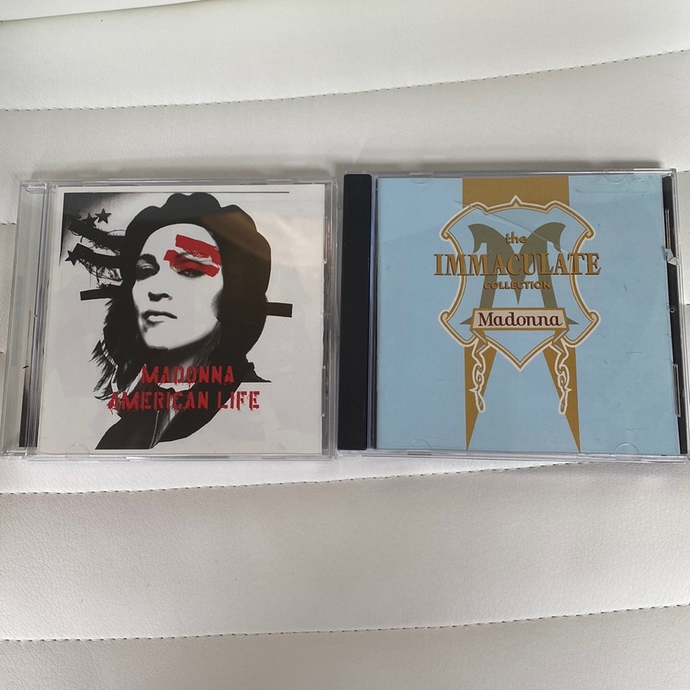 Madonna CD bundle American Life & Immaculate Collection $12 perfect condition